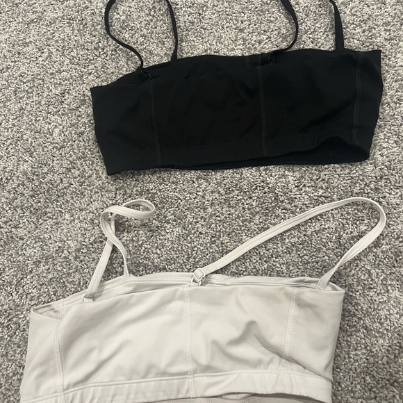 Black and White Sports Bras - Picture 2 of 5